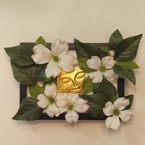 *Sold"Artisan Vintage Mosaic Asian Mixed Media Art Original One-of-a-kind!